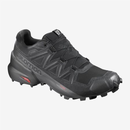 Salomon SPEEDCROSS 5 GTX Mens Trail Running Shoes Black UK MZPX